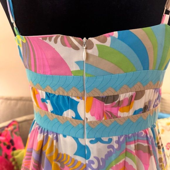 Stunning Silk Trina Turk Floral Maxi Dress - Picture 9 of 10